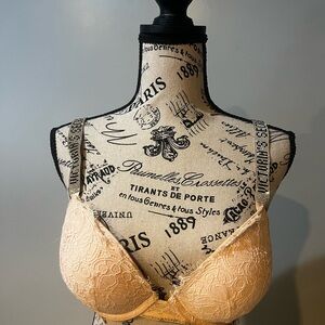 Victoria's Secret Lace Bra with Embellished Straps